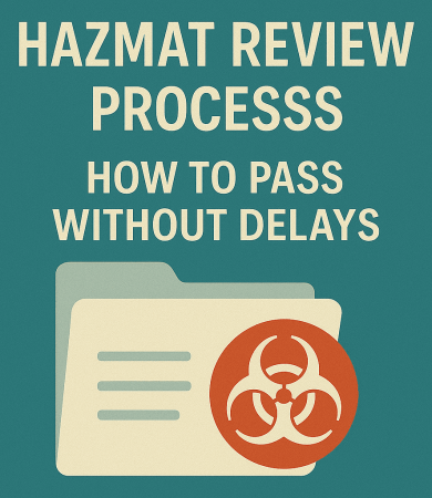 Hazmat Review Process – How to Pass Without Delays