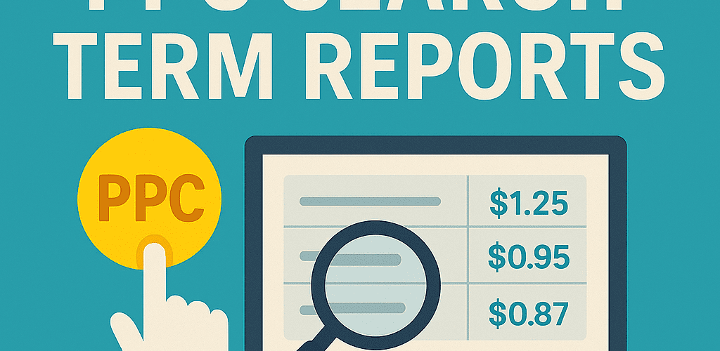 how to analyze search term report
