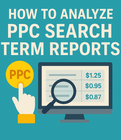 how to analyze search term report