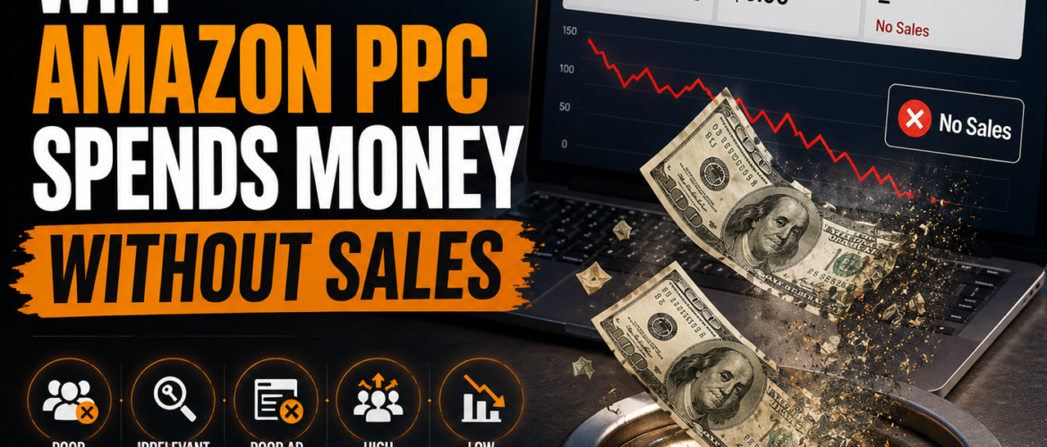 why amazon ppc spends money without sales