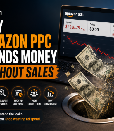 why amazon ppc spends money without sales