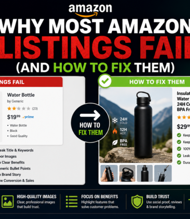 why most amazon listing fail